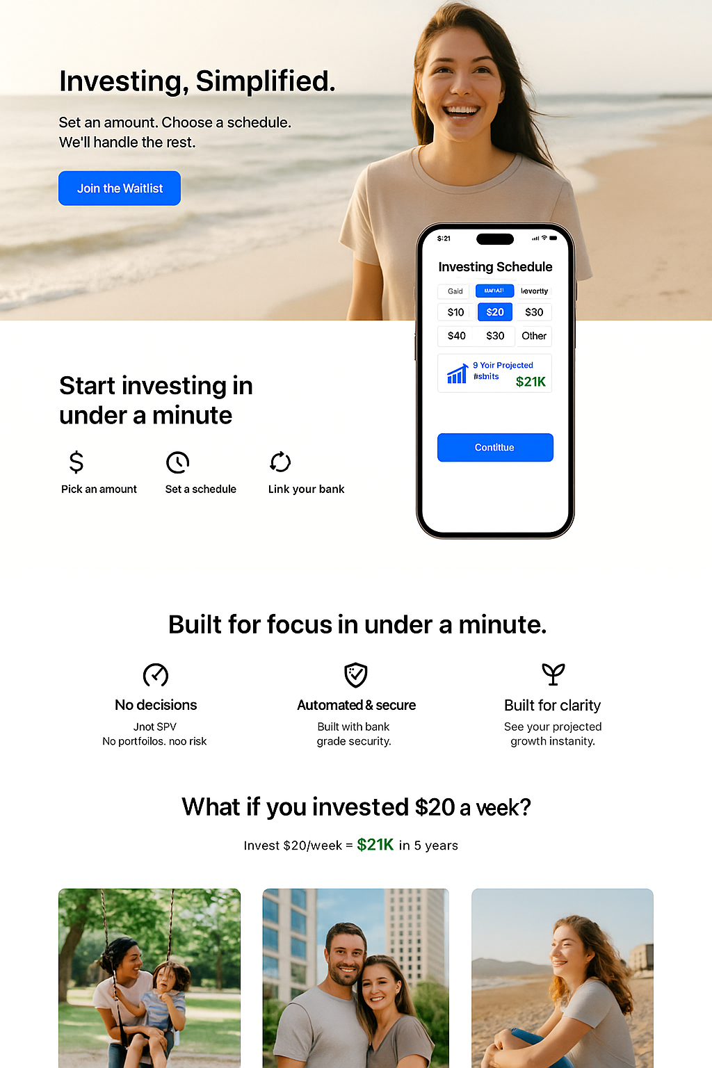 Woman relaxing while automated investing works in the background